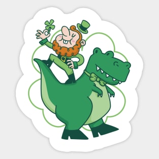 St Patrick Trex T S Sticker